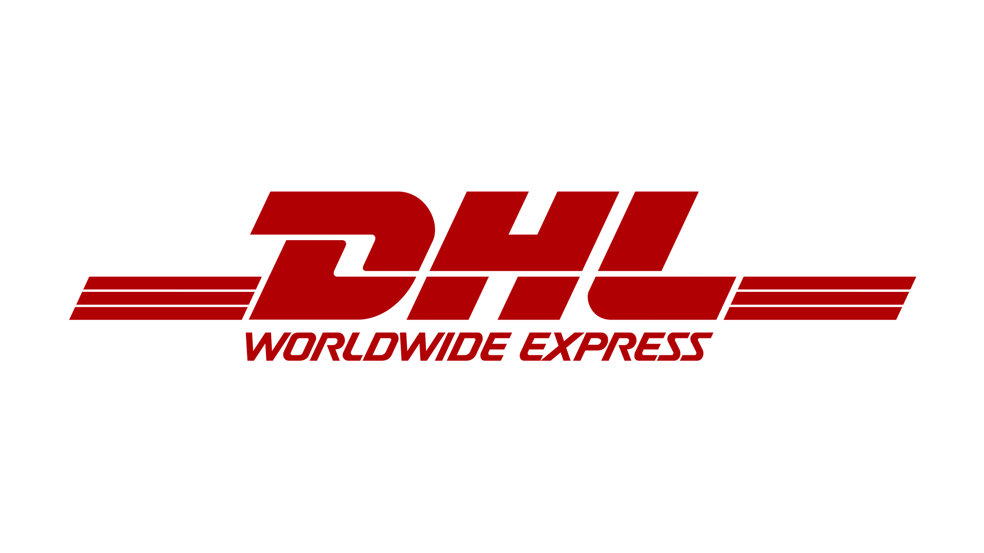 Logo de DHL, entreprise internationale de messagerie et de logistique, en collaboration avec Innovia.